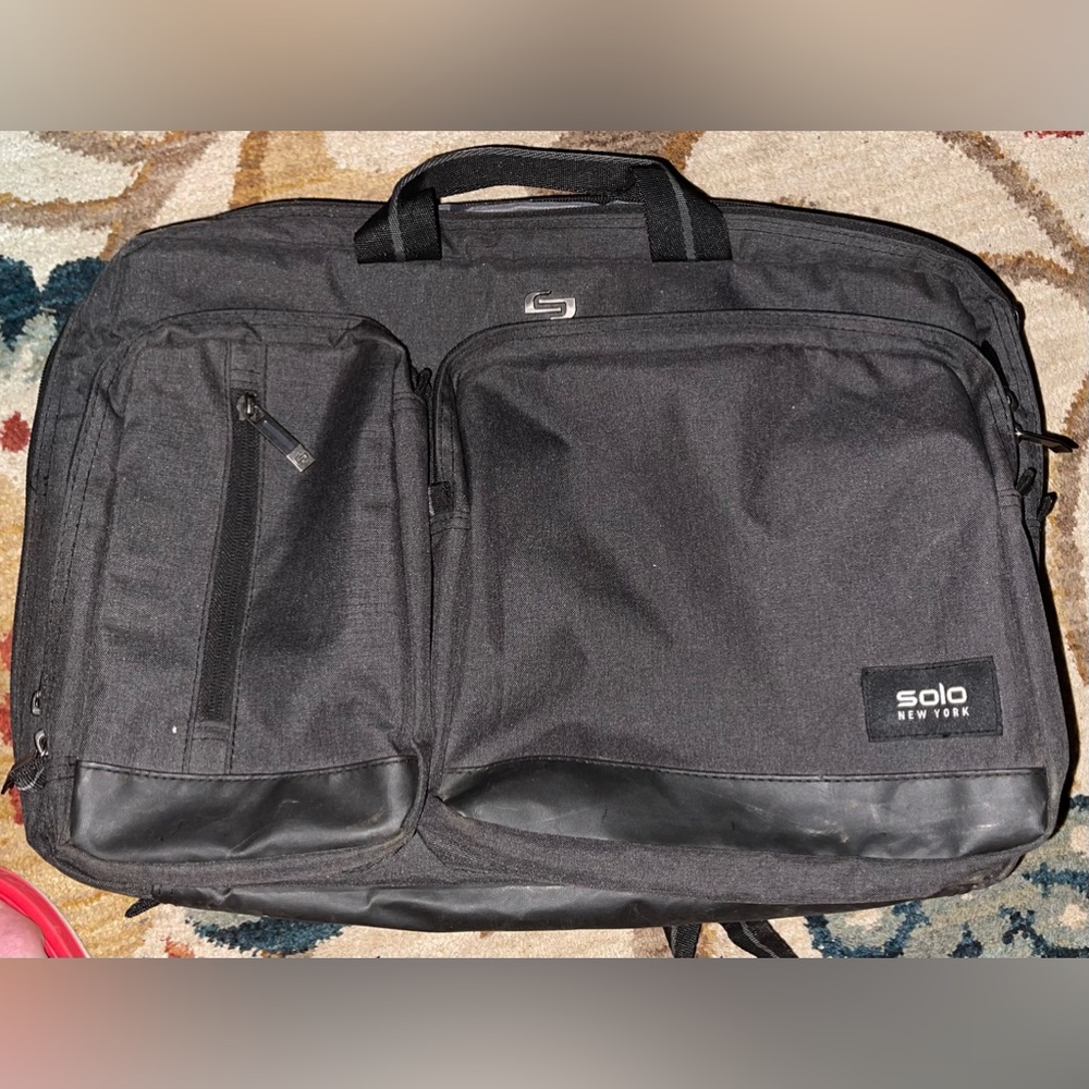 Solo New York Duane Hybrid Convertible Laptop Briefcase